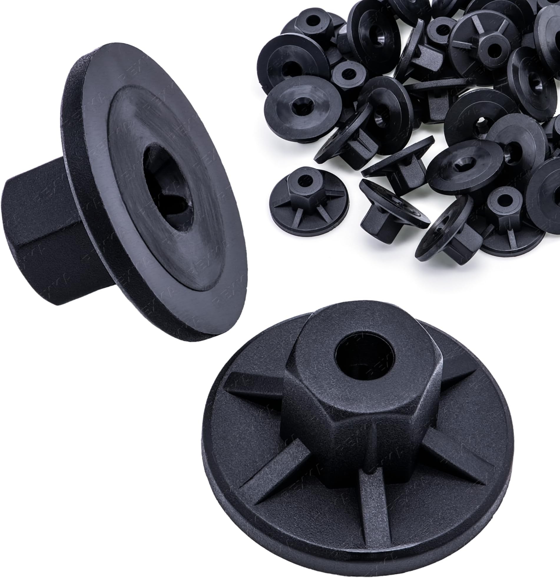 Rexka 30pcs Fender Liner Splash Shield Under Cover Nut for Audi Volkswagon Porsche N90757901 N90352101