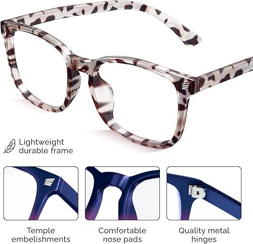 Miniatura 4 de Livho Gafas de Luz Azul de Alta Tecnología - Gafas de Computadora con Bloqueo Avanzado de Luz Azul - Fatiga por Pantalla y Protección UV *B3