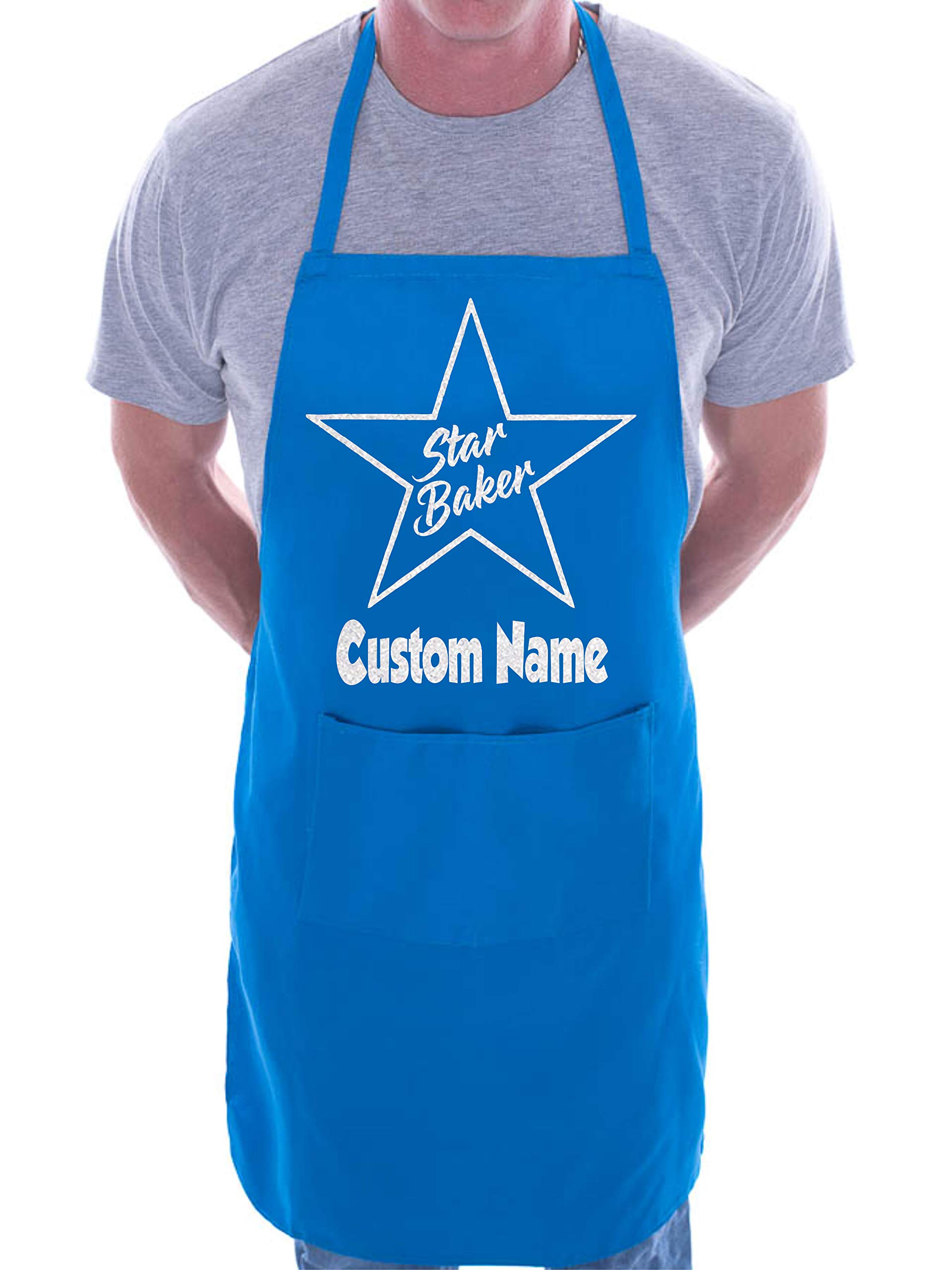 Star Baker Put Custom Name Here Personalised Chef BBQ Apron