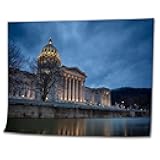 VETEB Paint by Numbers Kit for Adults Beginner West Virginia State Capitol DIY Painting on Canvas by Numbers Acrylic Oil Painting for Home Decor Gifts 16