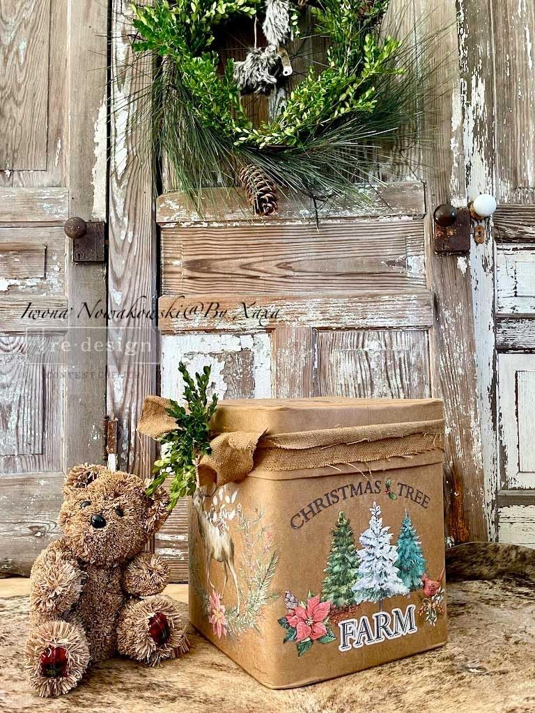 Prima Marketing Redesign Decor Transfers, Holly Jolly Xmas