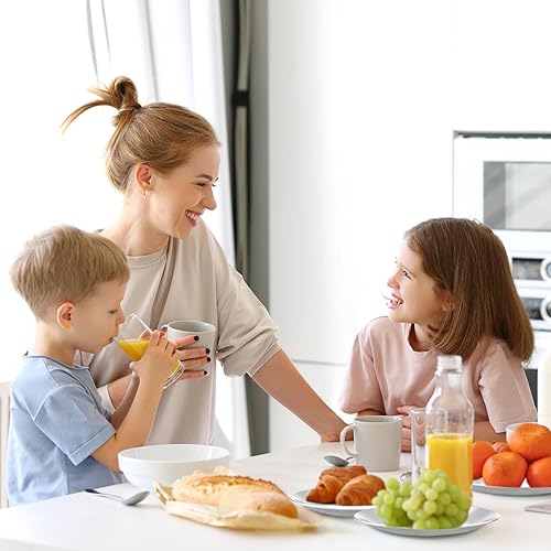 Miniatura 5 de WBJKZJD Juego de platos y cuencos de acero inoxidable, apilables, para adultos y niños, cuencos reutilizables para aperitivos, platos de