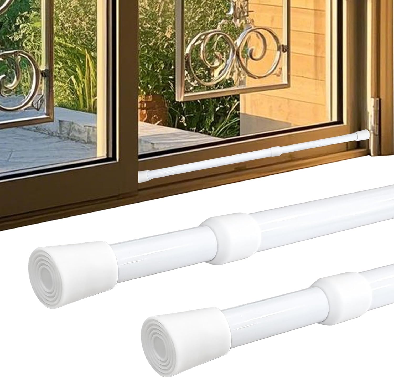 Sliding Door Security Bar, Adjustable Sliding Door Lock Bars