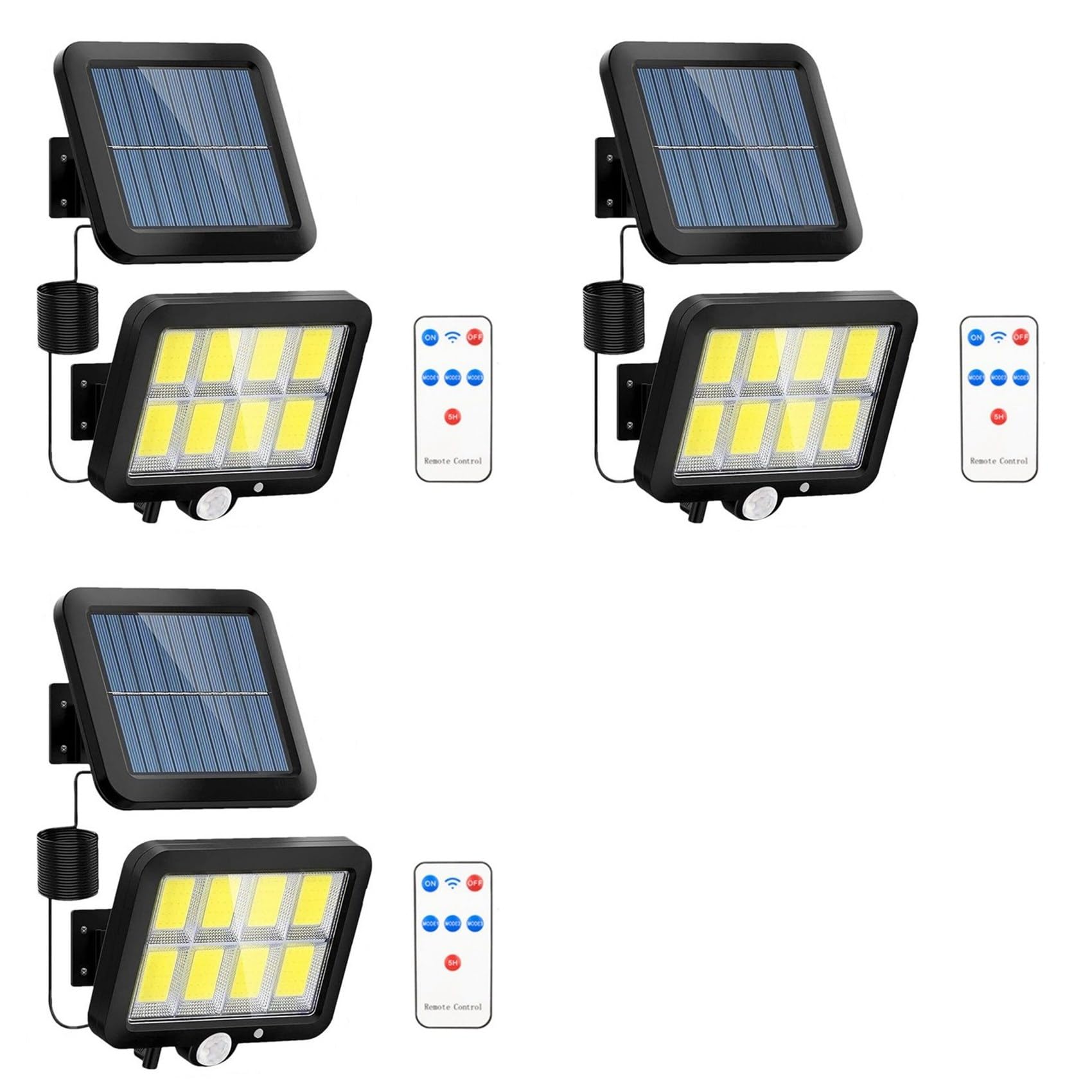 Sécurité du jardin défaillante ? Installez ces lampes solaires split étanches à détection