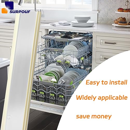 Miniatura 5 de 5304500204 Reemplazo del sello de la puerta de la junta inferior de la puerta del lavavajillas cabe para Frigidaire