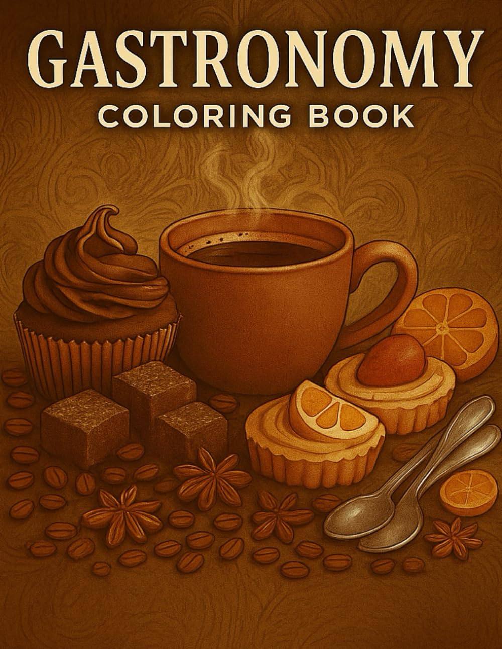 Gourmet Coloring Book: Delicious Food Around the World