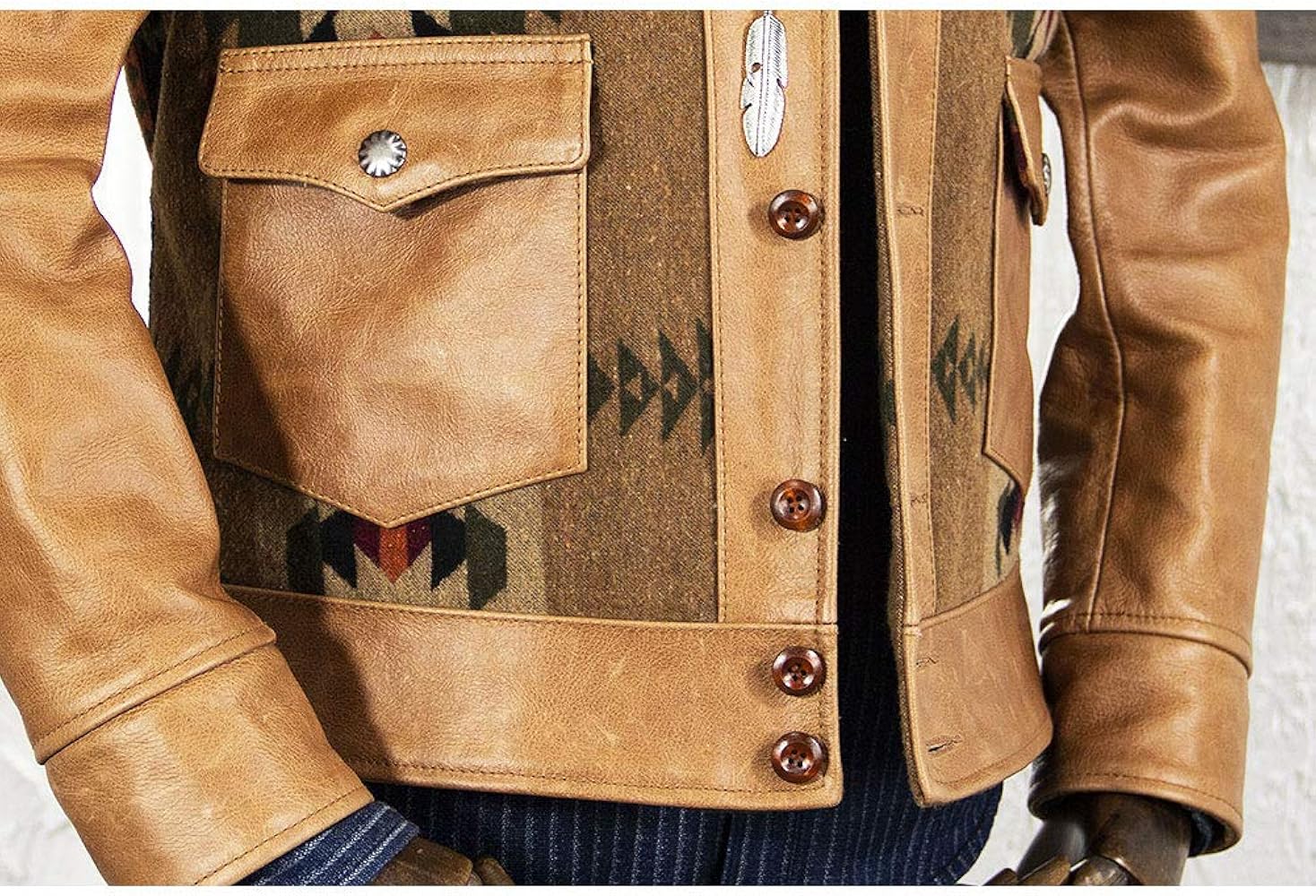 Amazon | [GABRIEL] 本革 レア カウハイド アメカジ ビンテージ メンズ