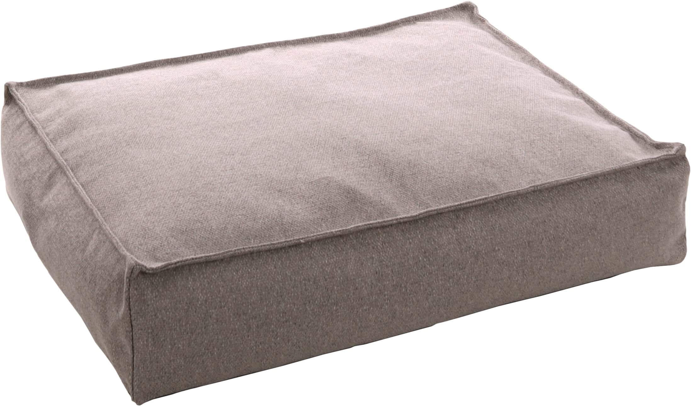 Cojín rectangular de suelo gris claro 80x60 para rincón de lectura