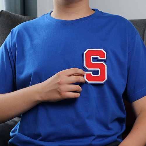 Miniatura 236 de Parches de letras termo-adhesivas de alta calidad – Lindas letras para ropa – Parche universitario para ropa – Letras bordadas de 4 1/2 parches