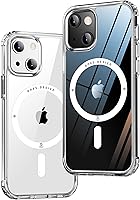 Vista 40 de ONES Funda delgada transparente para iPhone 8 Plus/7 Plus, PC + TPU híbrido, protección contra caídas de grado militar [antiamarillamiento], funda