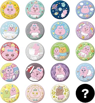 Amazon.co.jp: CAN BADGE COLLECTION おぱんちゅうさぎ 14個入り