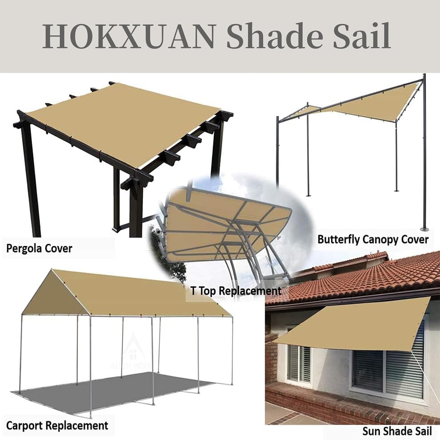 バルコニーシェード 2 x 3.7 m 高密度ポリエチレン で目隠しバルコニーシェード 強度Up Uvカット サンシェード ベランダ