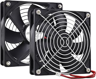 GDSTIME 2-Pack Dual Ball Bearing 24V 120mm x 25mm 5 inch Brushless DC Cooling Fan