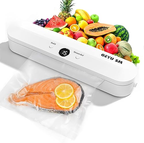 Sellador al vacío con temporizador digital para alimentos, máquina selladora automática con control de precisión, conservación de alimentos y