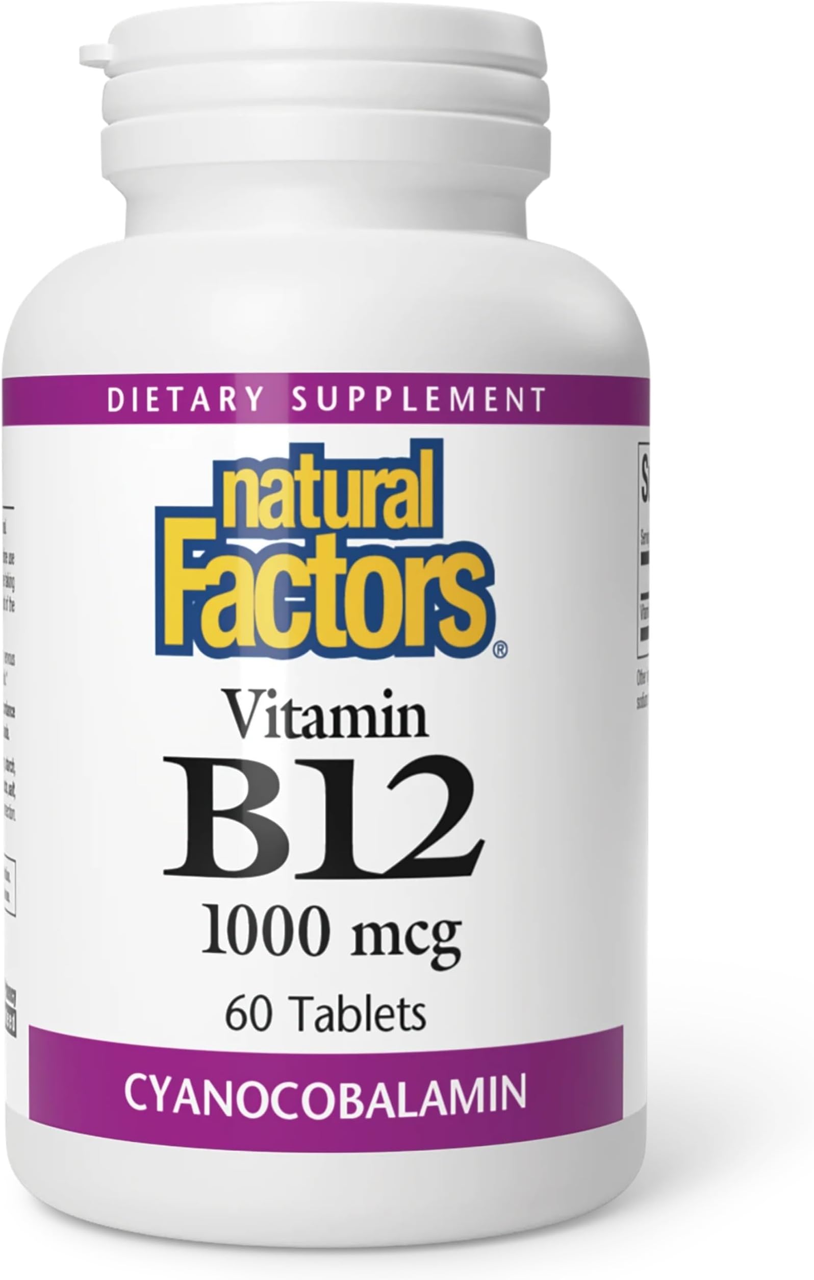 Vitamin B12 Cyanocobalamin 1000 mcg, 60 Tablets