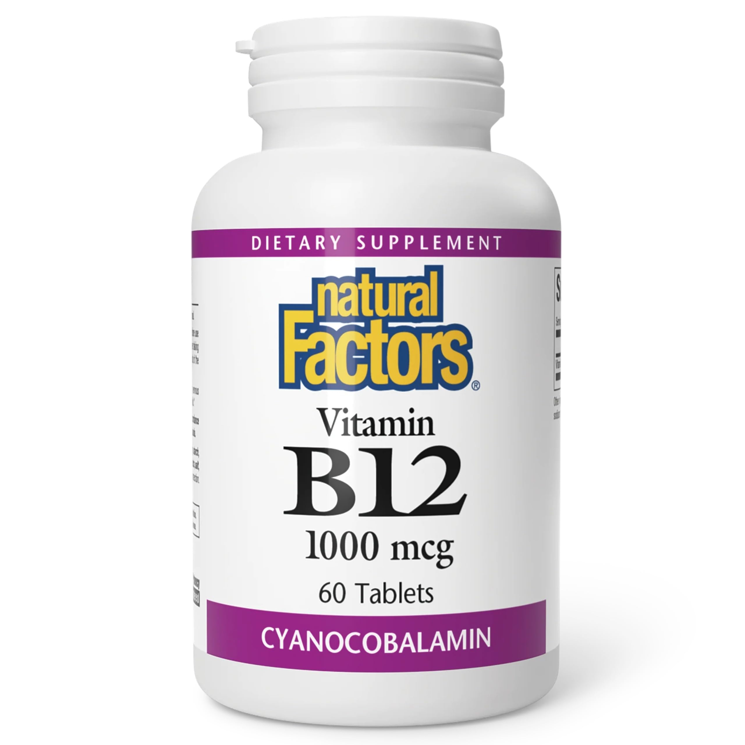 Vitamin B12 Cyanocobalamin 1000 mcg, 60 Tablets