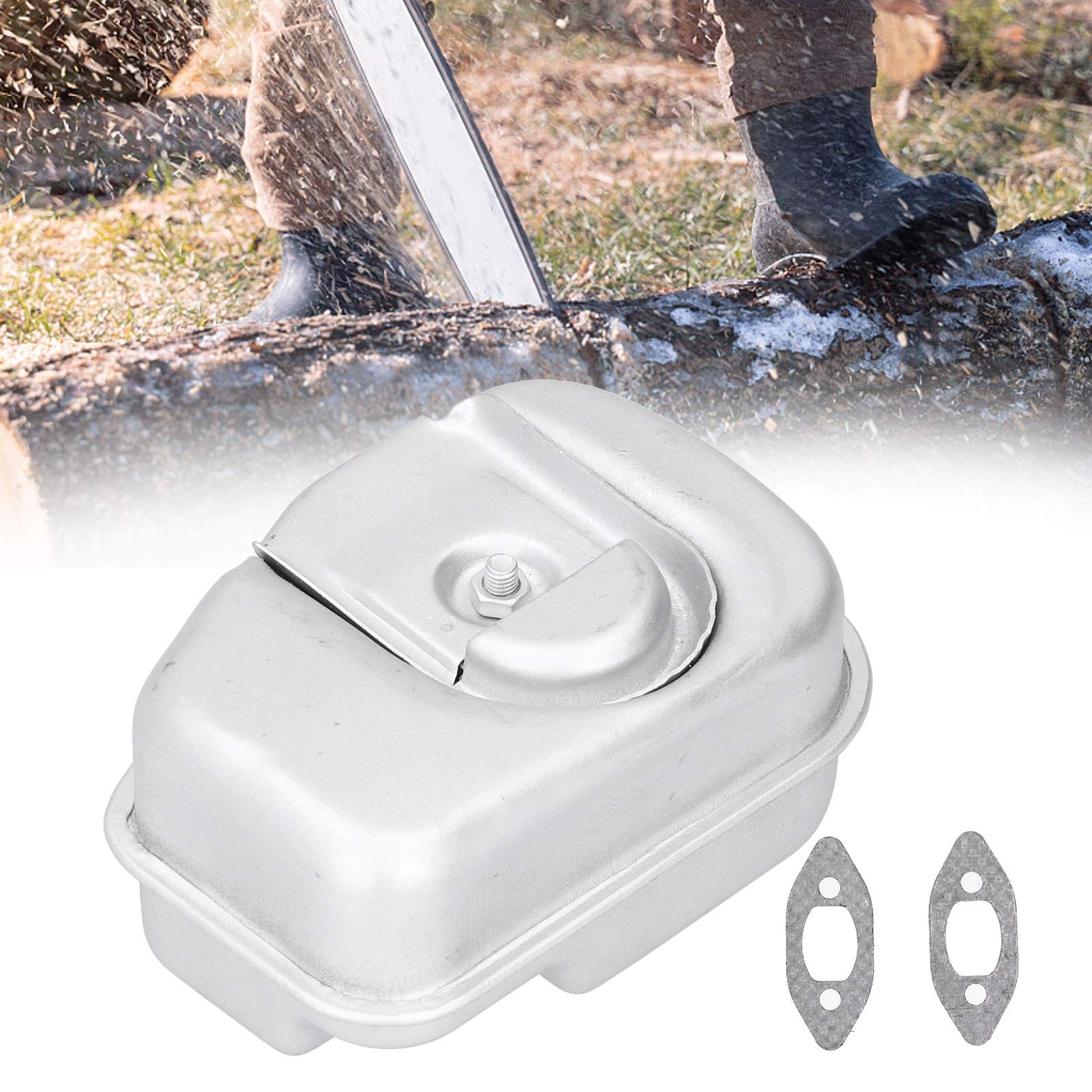 Silencieux d'échappement, silencieux pour Fournitures de jardin résistantes à l'usure pour 235E 240E pour 235 236 240 pour