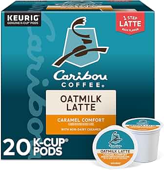 Amazon.com : Caribou Coffee Caramel Comfort Oatmilk Latte, One