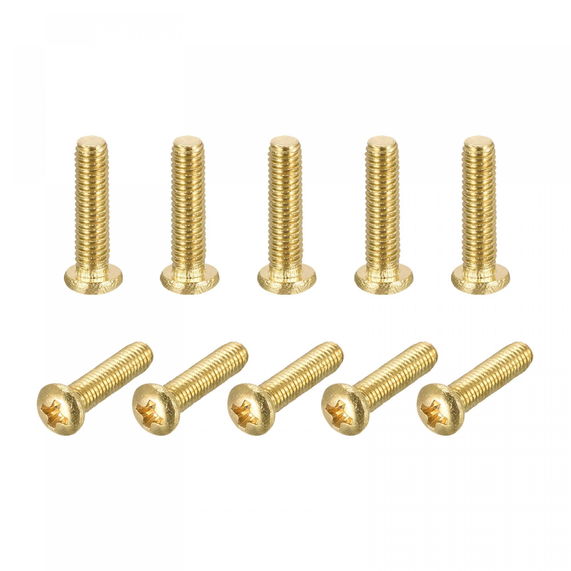 Brass Machine Screws - 60 Pcs M3x6mm -20 Brass Machine Screws - 60 Pcs M3x6mm -20