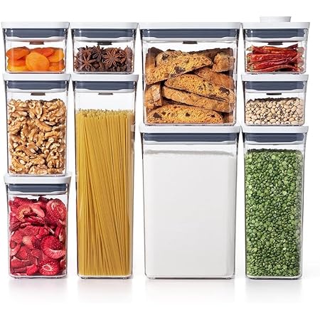 OXO Good Grips 10-Piece POP Container Set, White