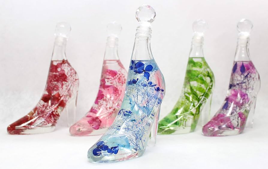 限定品　ハーバリウム　ヒールボトル(BLACK&GOLD) 限定品 ハーバリウム ヒールボトル(BLACK&GOLD)