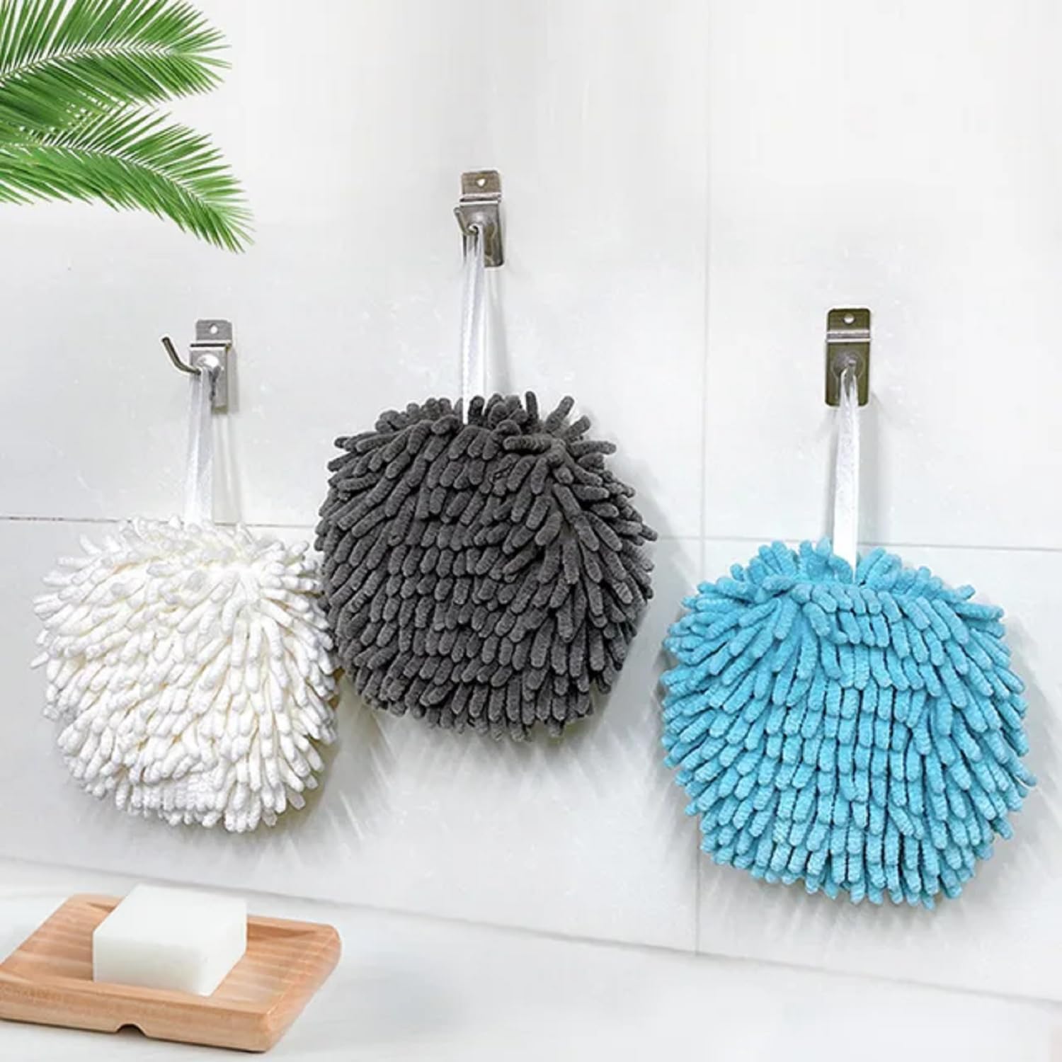 Khillayox Microfiber Ball Shape Cleaning Cloths | Reusable & Washable Super Absorbent with Lint-Scratch Free Finish | Hanging Design for Quick-Drying | Versatile for Home, Kitchen, Car (Pack of 2) (B0CM3WZ98G) Amazon Price History, Amazon Price Tracker