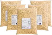 KIT 5 Serragem para Roedores, 350g, Substrato Natural para Coelhos, Porquinhos-da-Índia, Hamsters e Ratos, Controle de Odores, Mantém Pelagem Seca