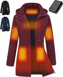 Graphene Women Heated Jacket 12V Fast Charge 18400mAh Large Capacity
