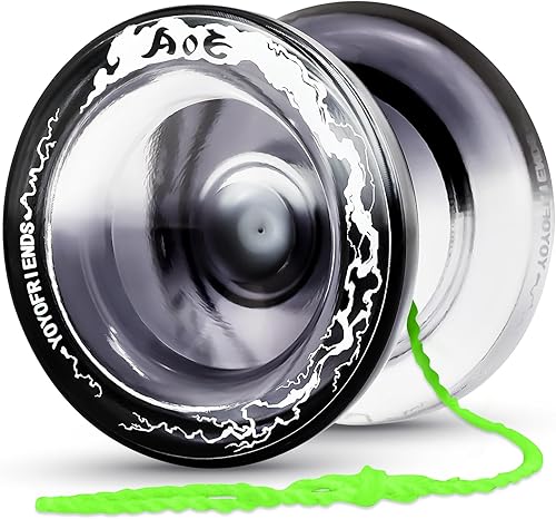 Miniatura 12 de 7YO AOE Yoyo Profesional Sensible para Niños, Yo-yo Principiante con Agujeros Profundos para Dedos, Yoyo de Trucos de Plástico con Rodamiento No