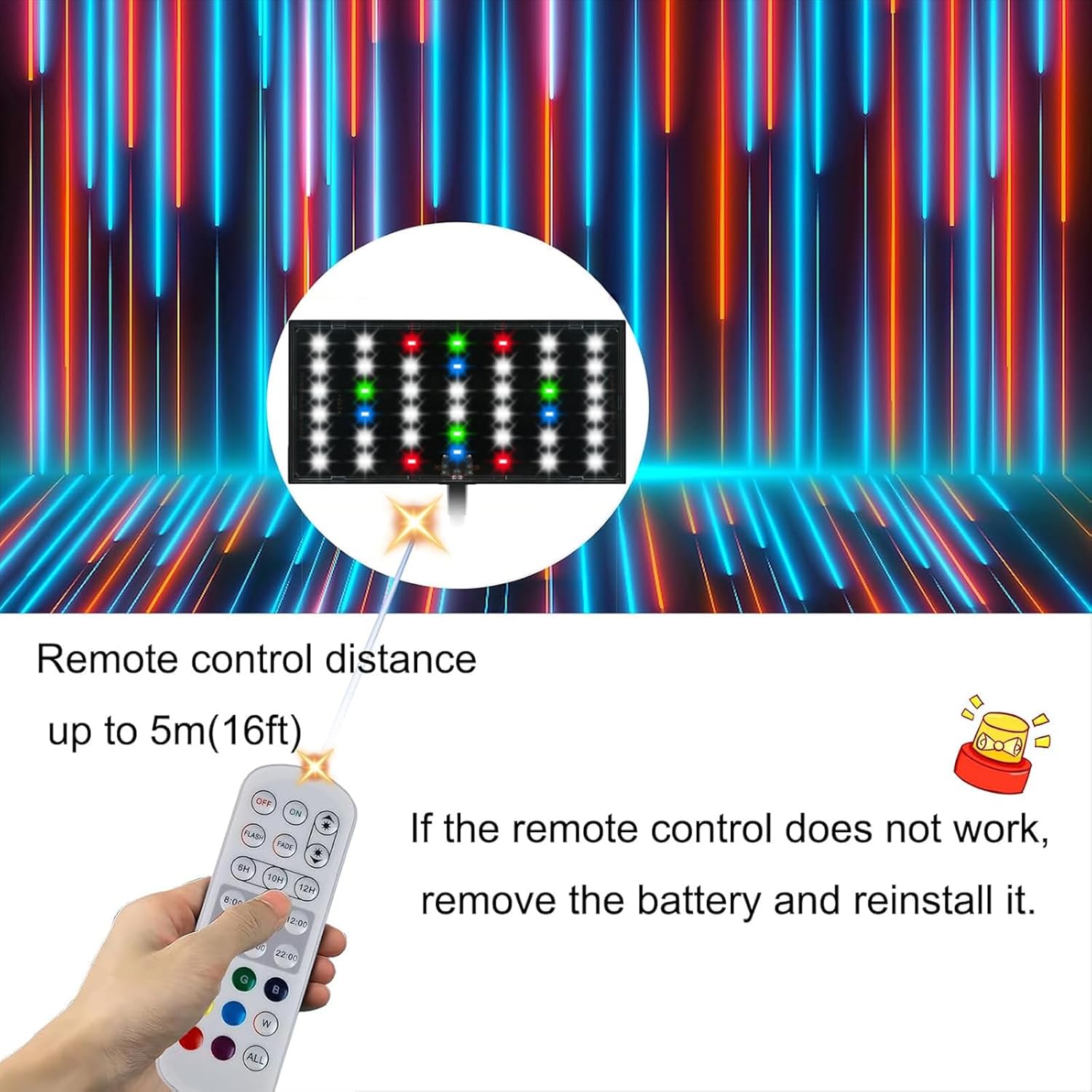 Carefree Fish Aquarium 24/7 Mode Timer Full Spectrum CRI 82 Clip LED Light IR Remote Control for 5~25Gal Fish Tank 12V1A 10 Brightness Levels 16W with ULCertified Power Supply