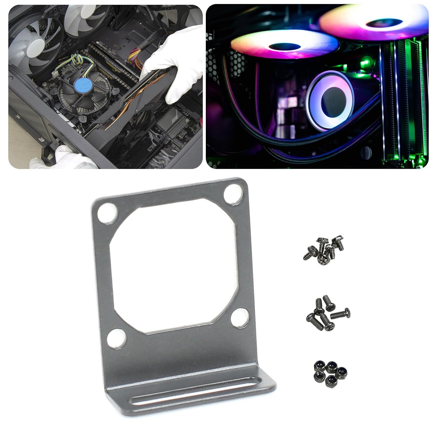 Fan Mount Bridge Bracket Memory Overclocking Cooling Fan Bracket PC Case Graphics Card CPU Mainboard Hard Disk Cooling Rack image 3