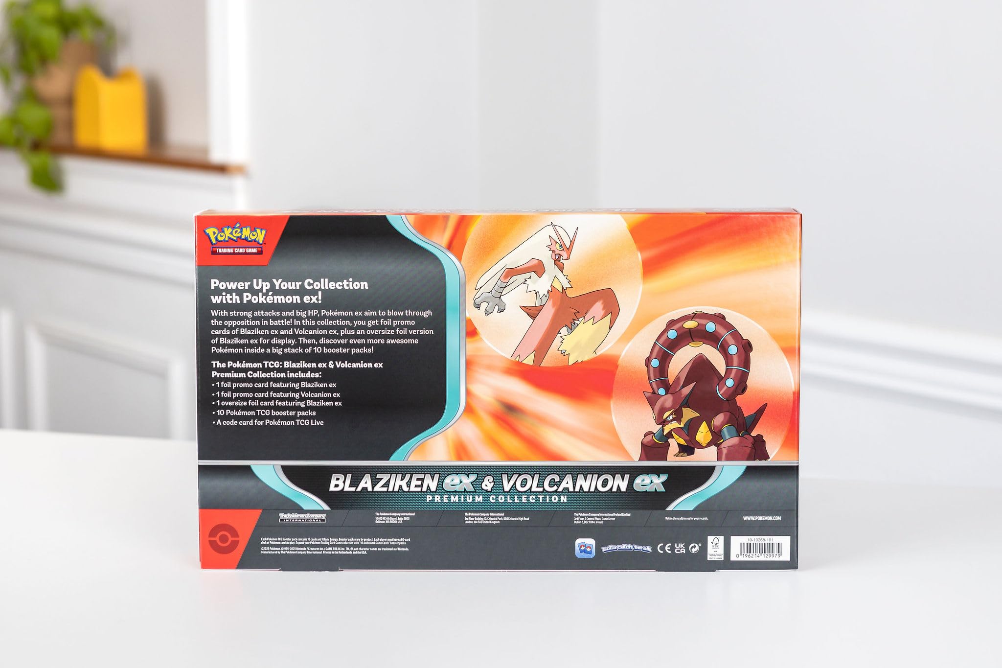 Amazon.com: Pokémon TCG: Blaziken ex & Volcanion ex Premium