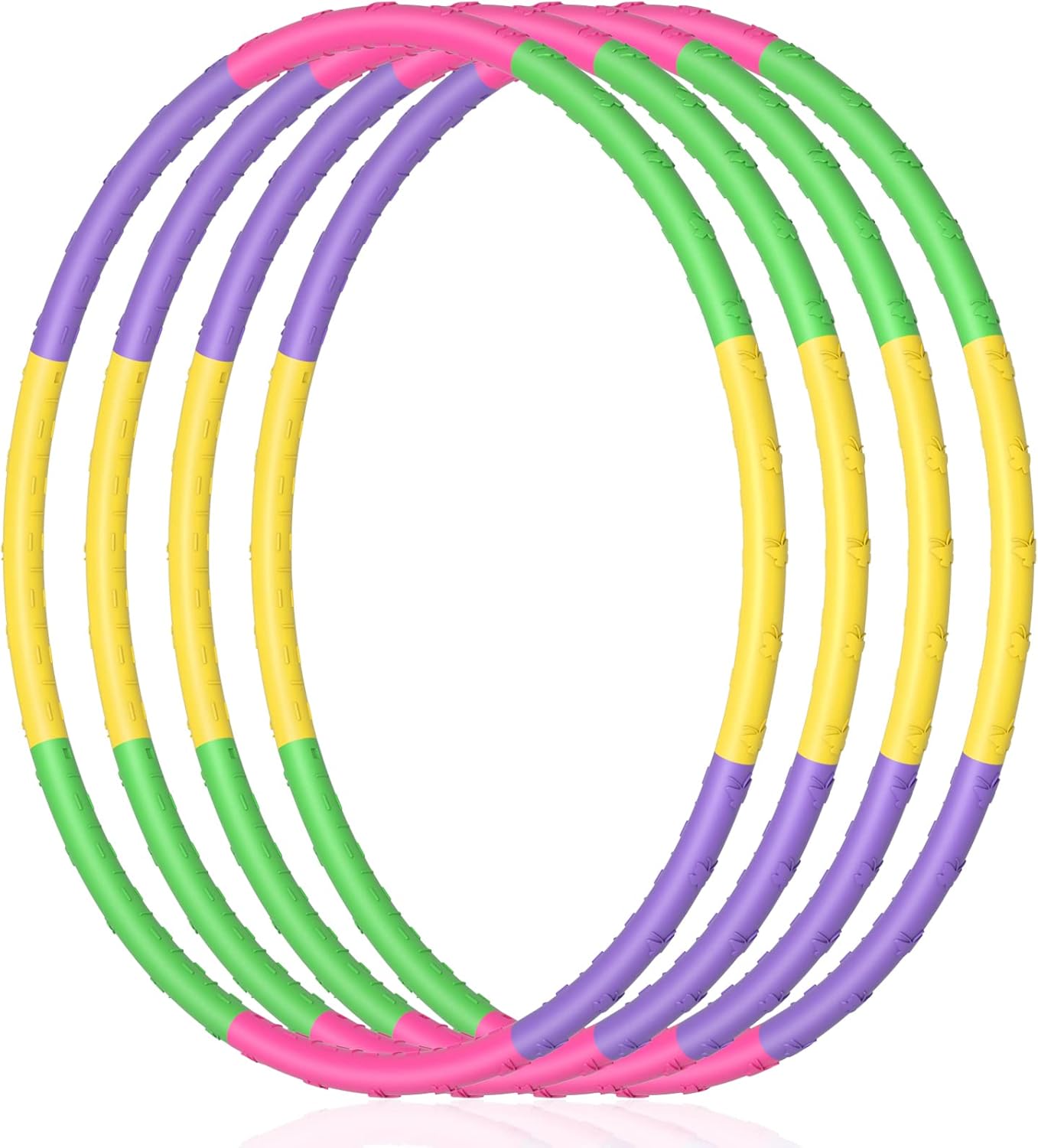 2buyshop 8パック Hoola フープ キッズ 取り外し可能 加重 フーラ おもちゃ 調節可能 クリスマスデコレーション 子供用 感謝祭 犬のアジリティ装備 パーティーゲーム フラフープ ストア サイズ 体操 2buyshop 8パック Hoola フープ キッズ 取り外し可能 加重 フーラ おもちゃ 調節可能 クリスマスデコレーション 子供用 感謝祭 犬のアジリティ装備 パーティーゲーム フラフープ ストア サイズ 体操