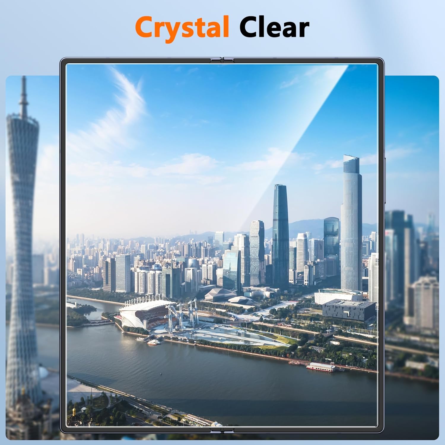 Fotbor [2 Pack] for Samsung Galaxy Z Fold 7 Screen Protectors Flexible Soft Inner Screen EPU Protective Film Full Coverage Clear Bubble-Free Case Friendly Screen Protector for Galaxy Z Fold 7, 8.2-Inch