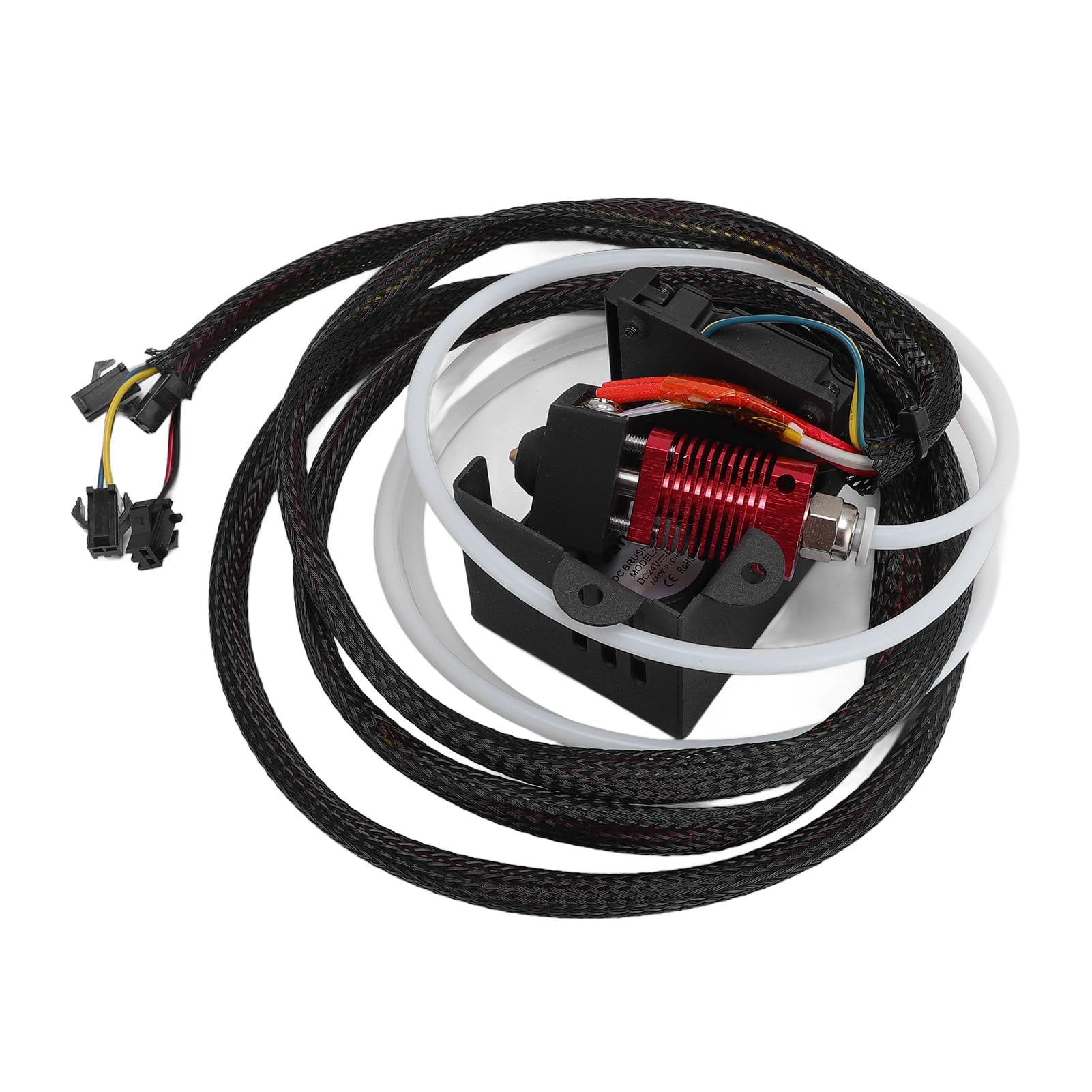 Naroote Kit Hotend d'extrudeuse Entièrement assemblé, Extrudeuses d'Imprimante 3D, Mise à Niveau Ender 5 Hot End avec Bloc Chauffant 24 V et Ventilateur de Refroidissement, Idéal pour Imprimante