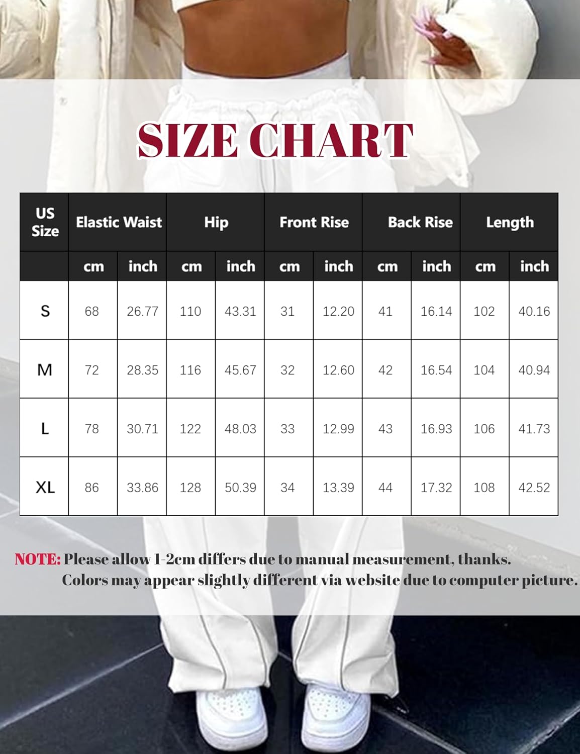 Zontroldy Cargo Pants Women Parachute Pants Y2K Baggy Casual High Waist Wide Leg Track Pants Streetwear - Image 7