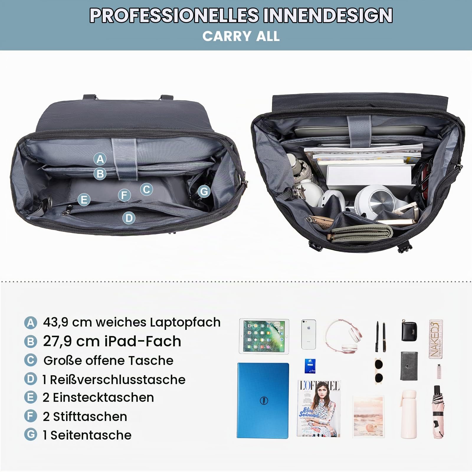 LOVEVOOK Laptop Rucksack Damen Herren Groß 17.3 Zoll Rucksack Wasserdicht Schulrucksack Teenager Mädchen Schulranzen Jungen Backpack Women Casual Daypacks für Uni Schule Reise Business