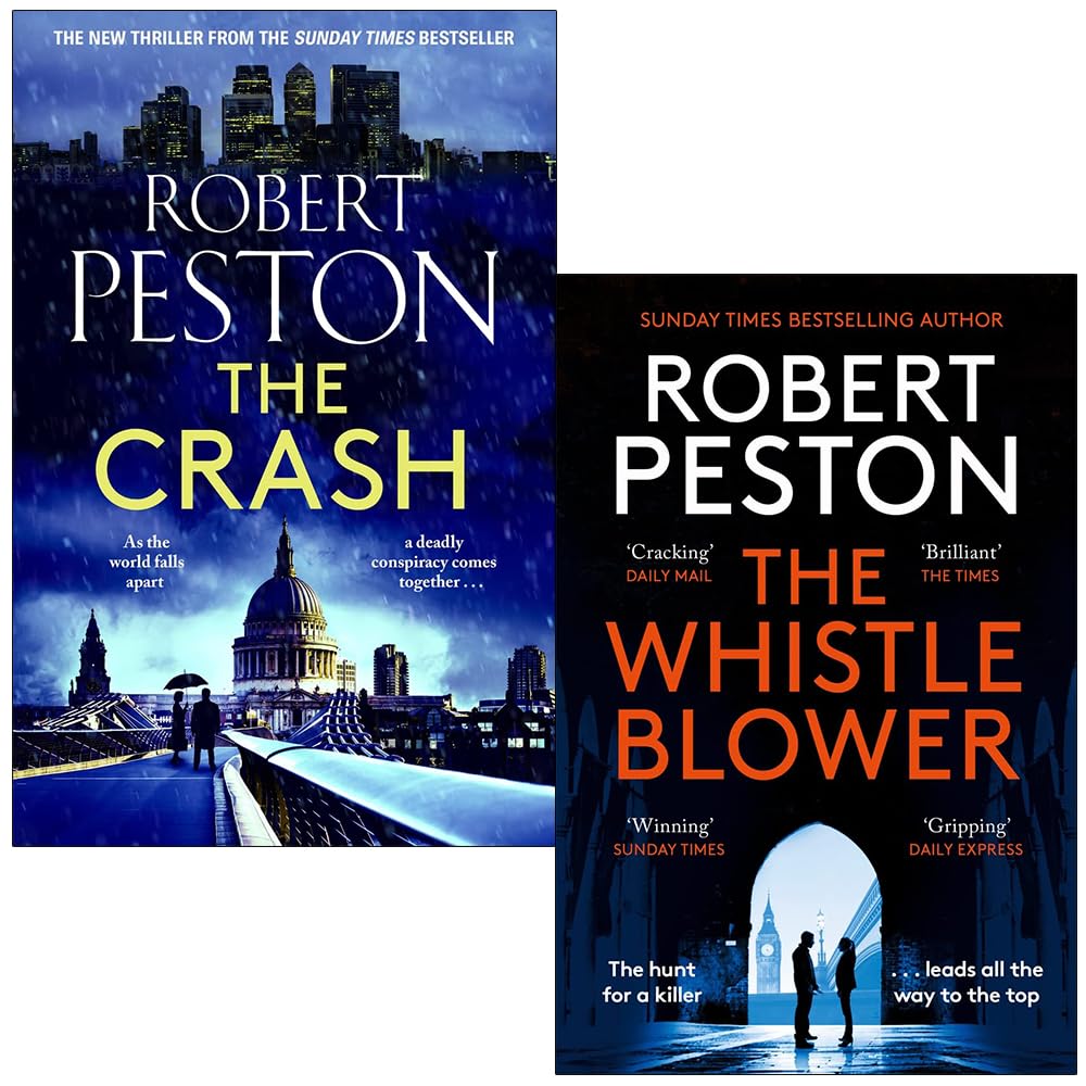 Robert Peston Collection 2 Books Set (The Crash [Hardcover] & The Whistleblower)