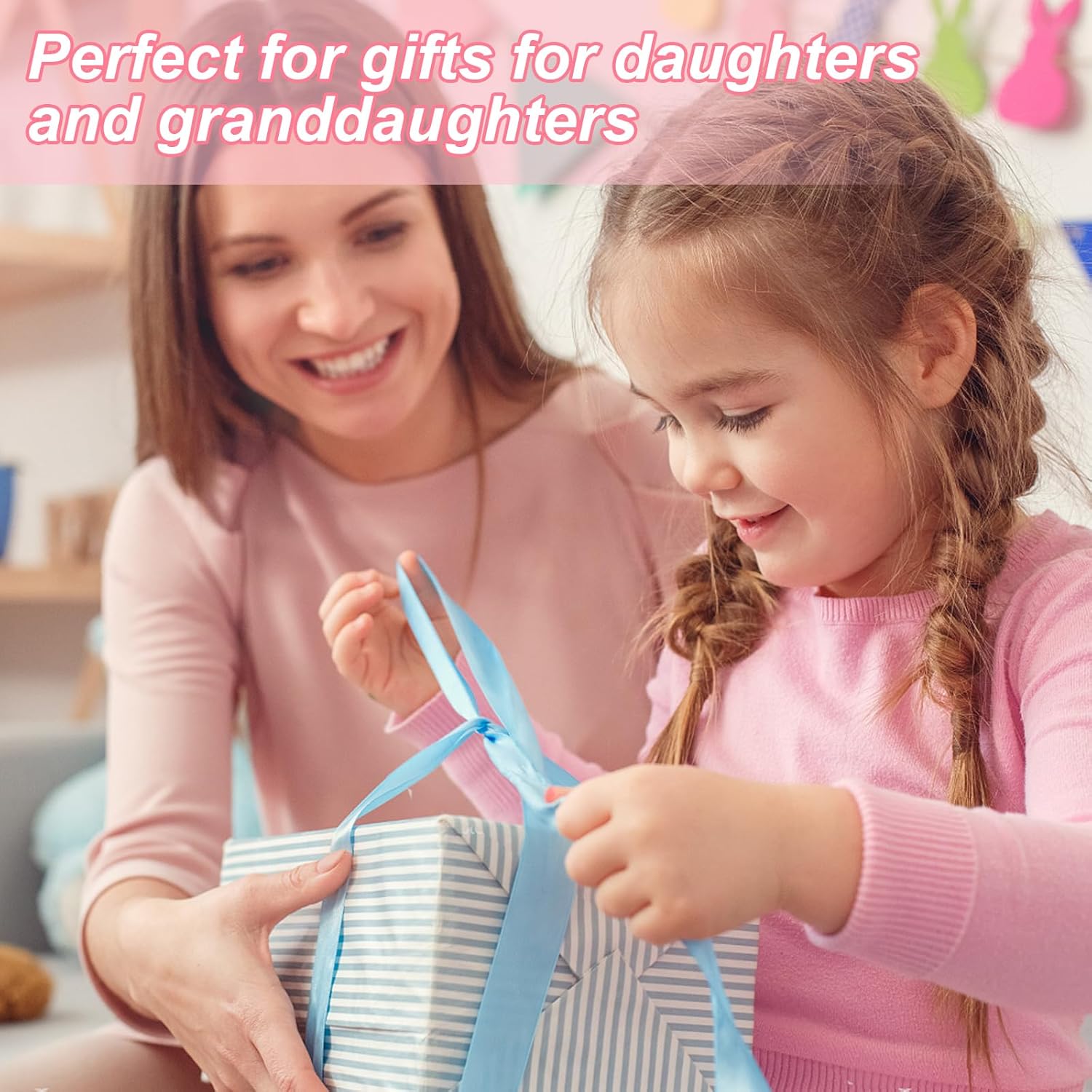 ONESING 3 Pack Knee-Length Leggings with Skirt for Girls 4-11 Years - Stretchy Athletic Leggings - Summer Pant Skirt Leggings - Image 6