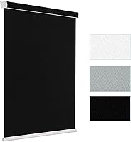 Vista 63 de MYshade - Persianas enrollables opacas personalizadas con cordón para ventanas, tela impermeable, fáciles de instalar