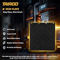 Vista 2 de 2025 New Upgrade Mud Flap for Semi Truck/Trailer, Black Universal Heavy Duty Rubber MudFlaps, 24x30 inch 2 Pack