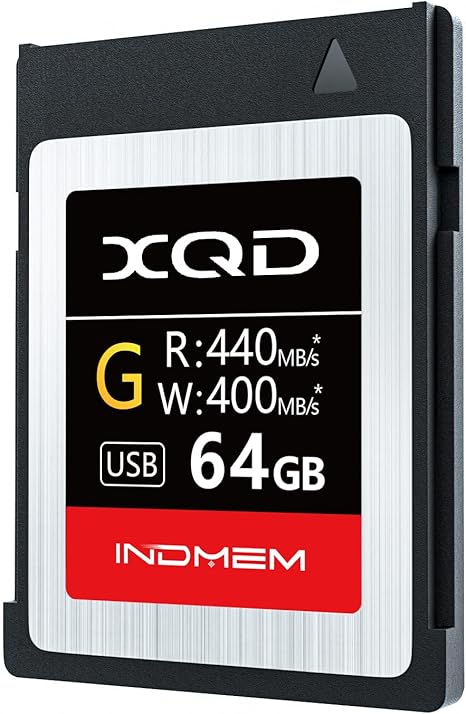 XQD 64GB Memory Card, 5X Tough MLC XQD Flash Memory Card High Speed G Series| Max Read 440MB/s, Max Write 400MB/s