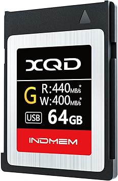 XQD 64GB Memory Card, 5X Tough MLC XQD Flash Memory Card High Speed G Series| Max Read 440MB/s, Max Write 400MB/s