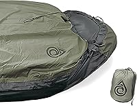 Vista 1 de AquaQuest Pharaoh Bivy Sack - Saco exterior impermeable para saco de dormir, refugio sigiloso minimalista, verde oliva
