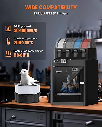 Miniatura 7 de filamento para impresora 3D de 116pulgadas, precisión dimensional +- 0.02mm, carrete de 35.27onzas, 1unidad