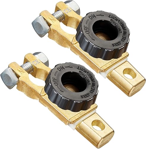 Coupe Circuit Batterie 6V/12V/24V pour Borne Négative Spurtar