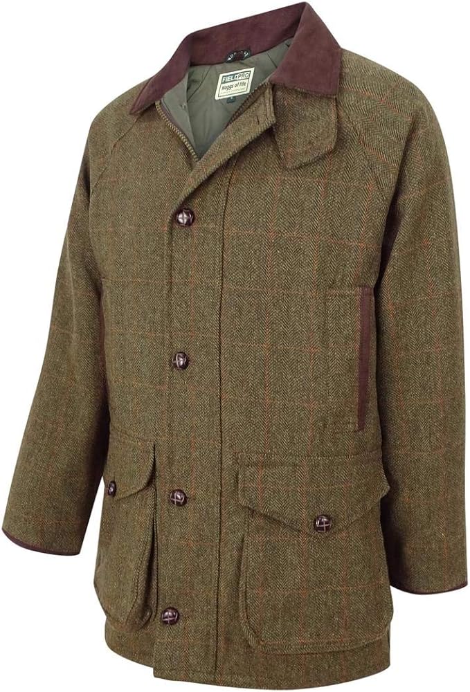 hoggs of fife harewood lambswool tweed shooting jacket