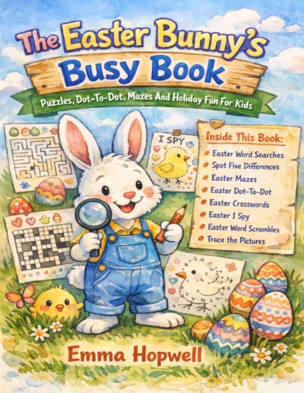 The Easter Bunny's Busy Book: Puzzles, Dot-To-Dot, Mazes And Holiday Fun For Kids