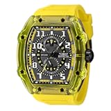 Racing Men 48&period;5mm Plastic Black &plus; Yellow Yellow&plus;Dark Grey dial VH61 Quartz
