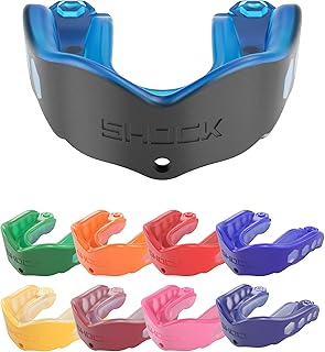 Shock Doctor Gel Max: Heavy Duty Protection Custom Fit Mouthguard (Strapped)